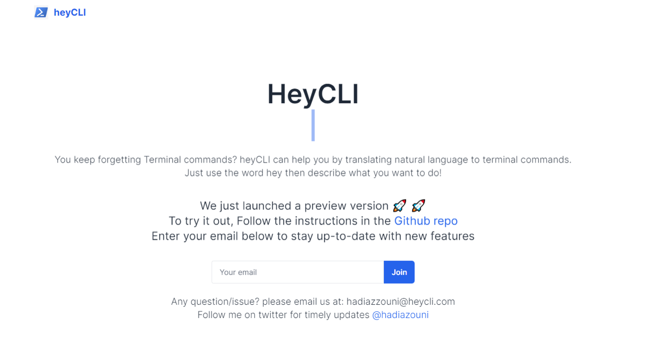 HeyCLI 预览