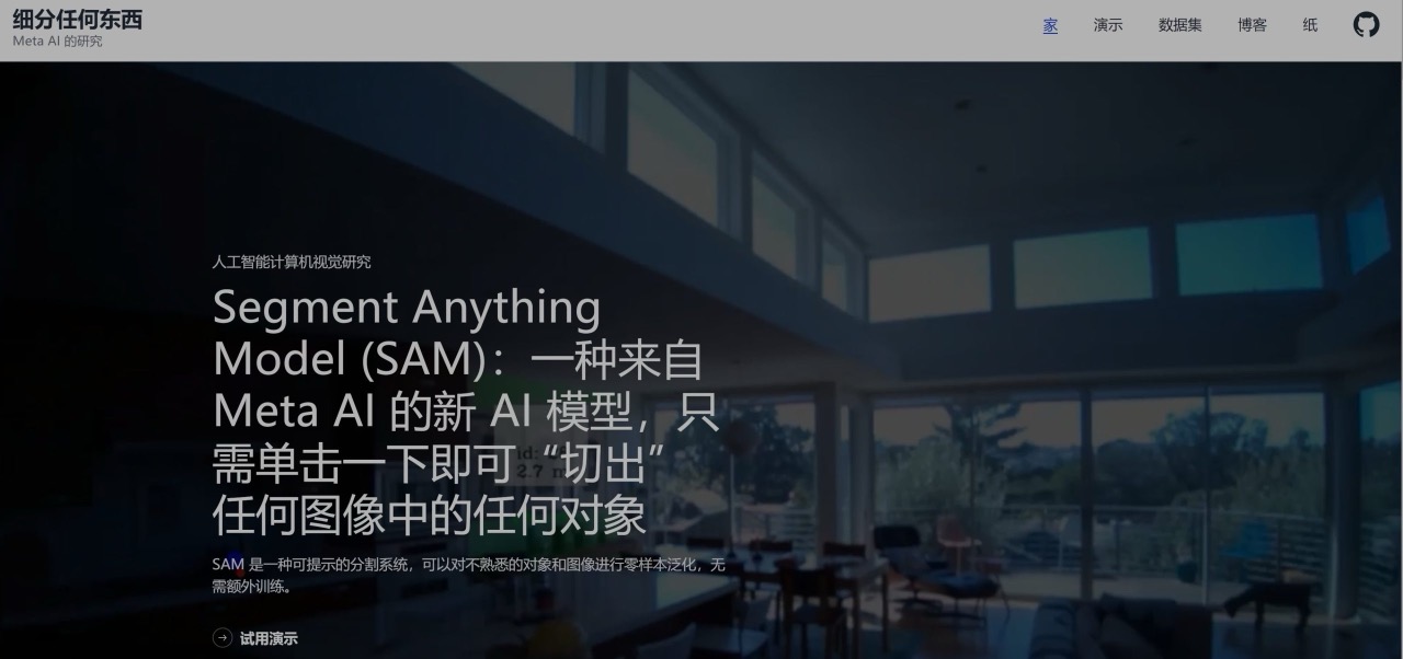 Segment Anything Model 预览