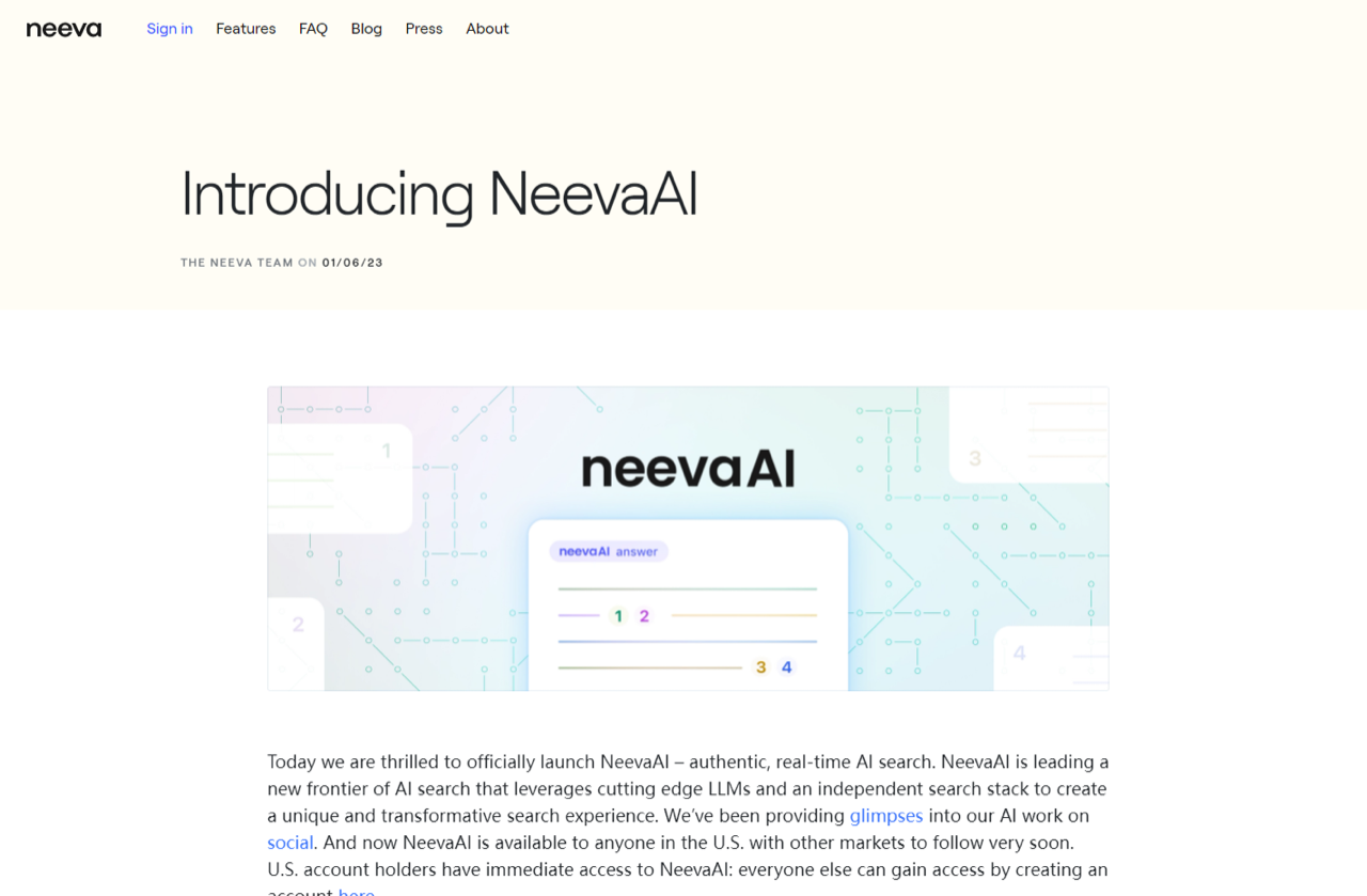 Neeva 预览
