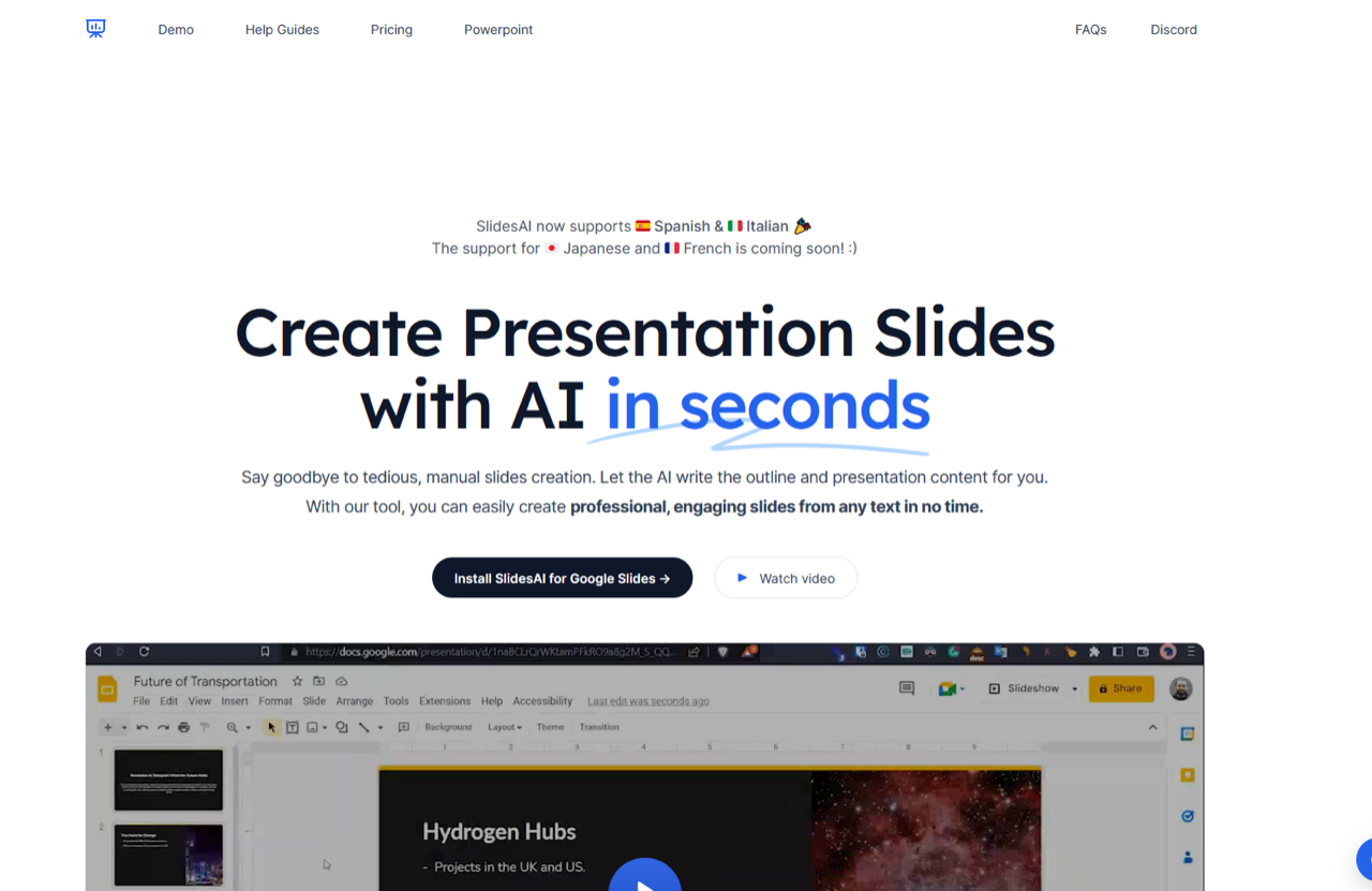 Slides AI 预览