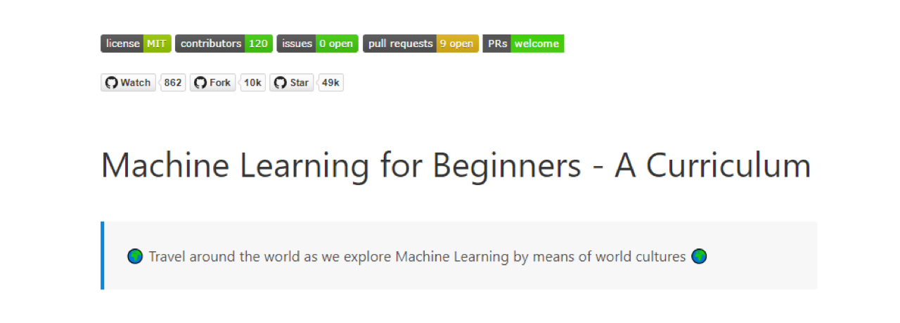 ML for Beginners 预览