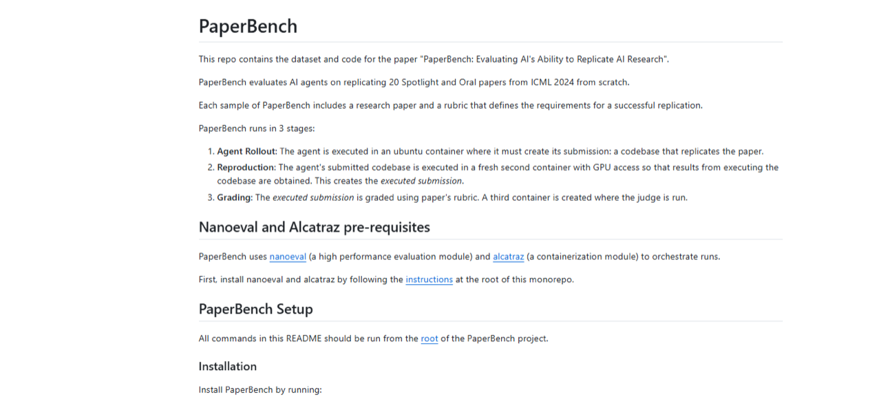 PaperBench 预览