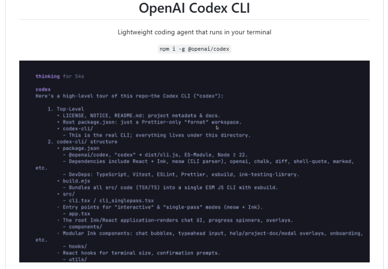Codex CLI 预览