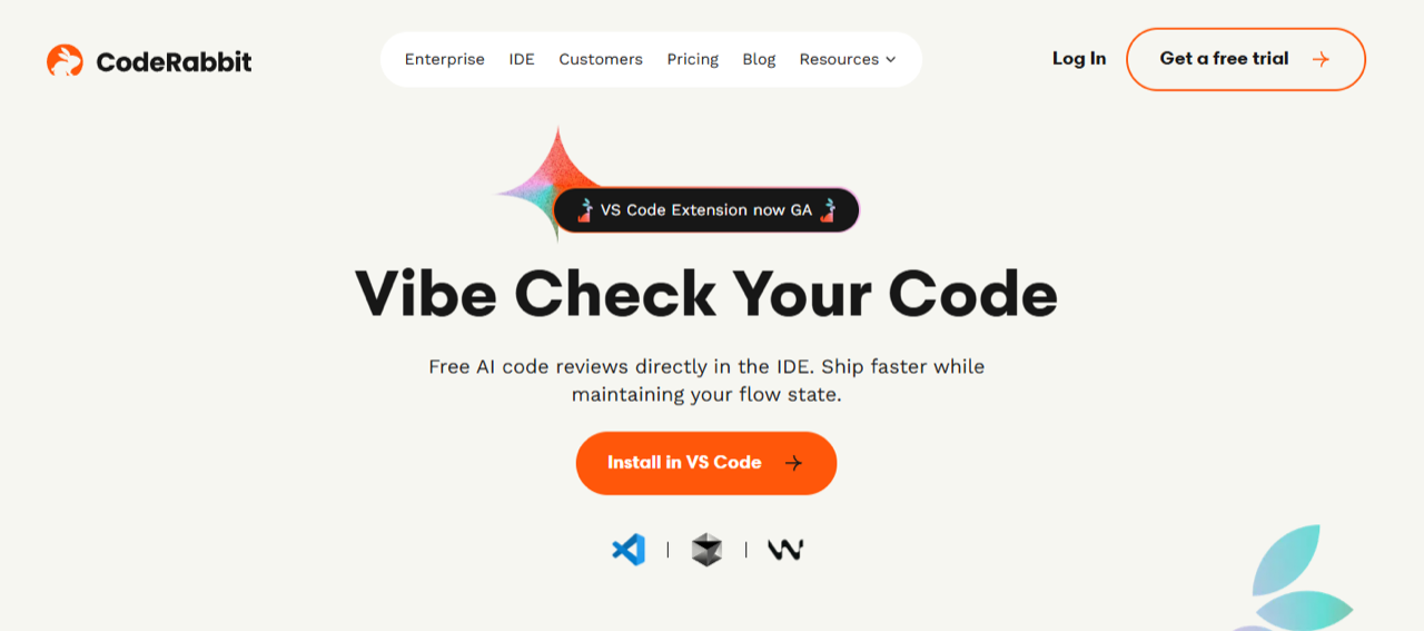 CodeRabbit AI 预览