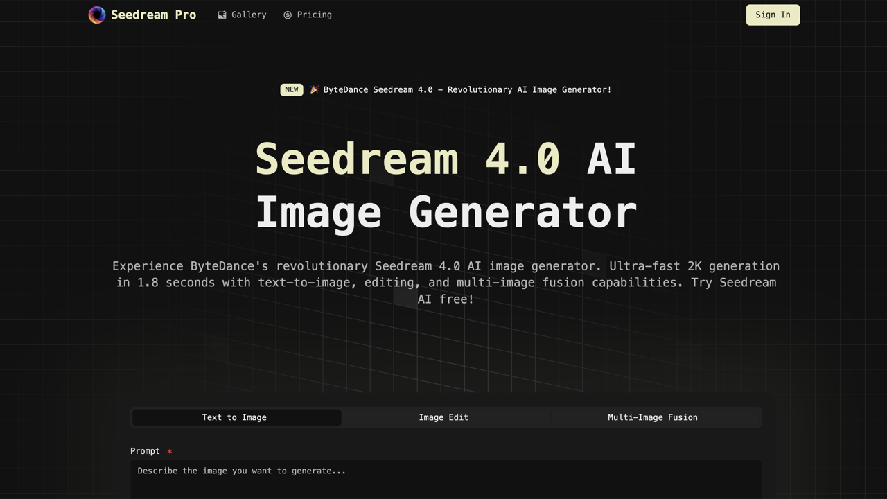Seedream 4.0 预览