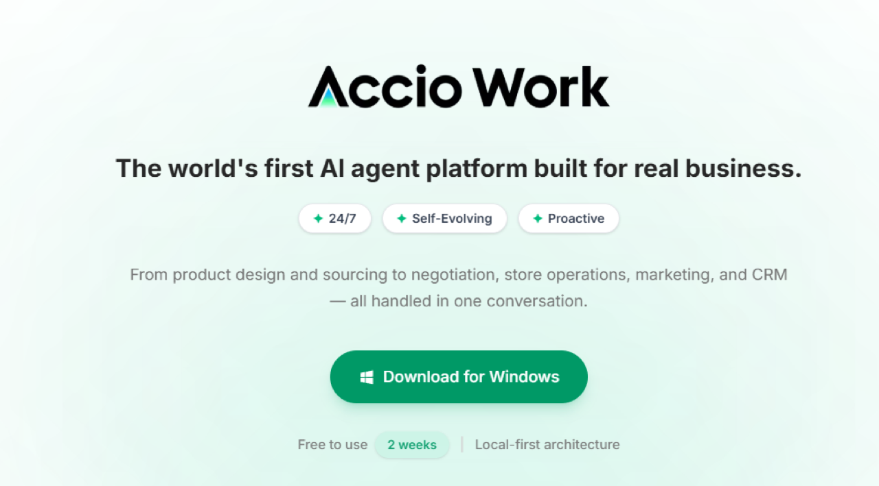Accio Work 预览